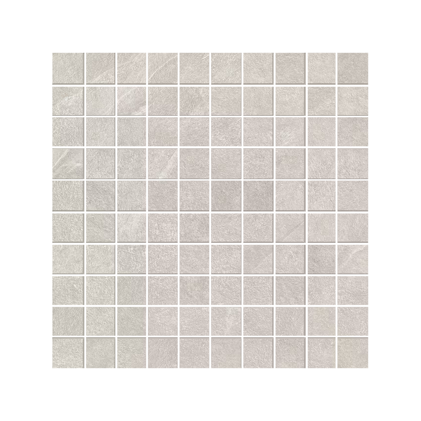 Cornerstone 12x12" - Mosaic Porcelain Stone-Look Tile (1" Square)