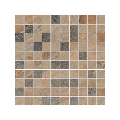 Cornerstone 12x12" - Mosaic Porcelain Stone-Look Tile (1" Square)