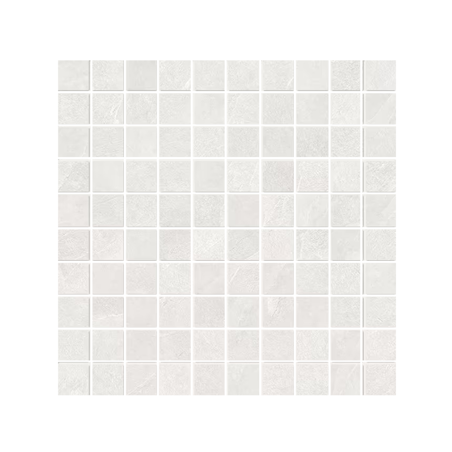Cornerstone 12x12" - Mosaic Porcelain Stone-Look Tile (1" Square)