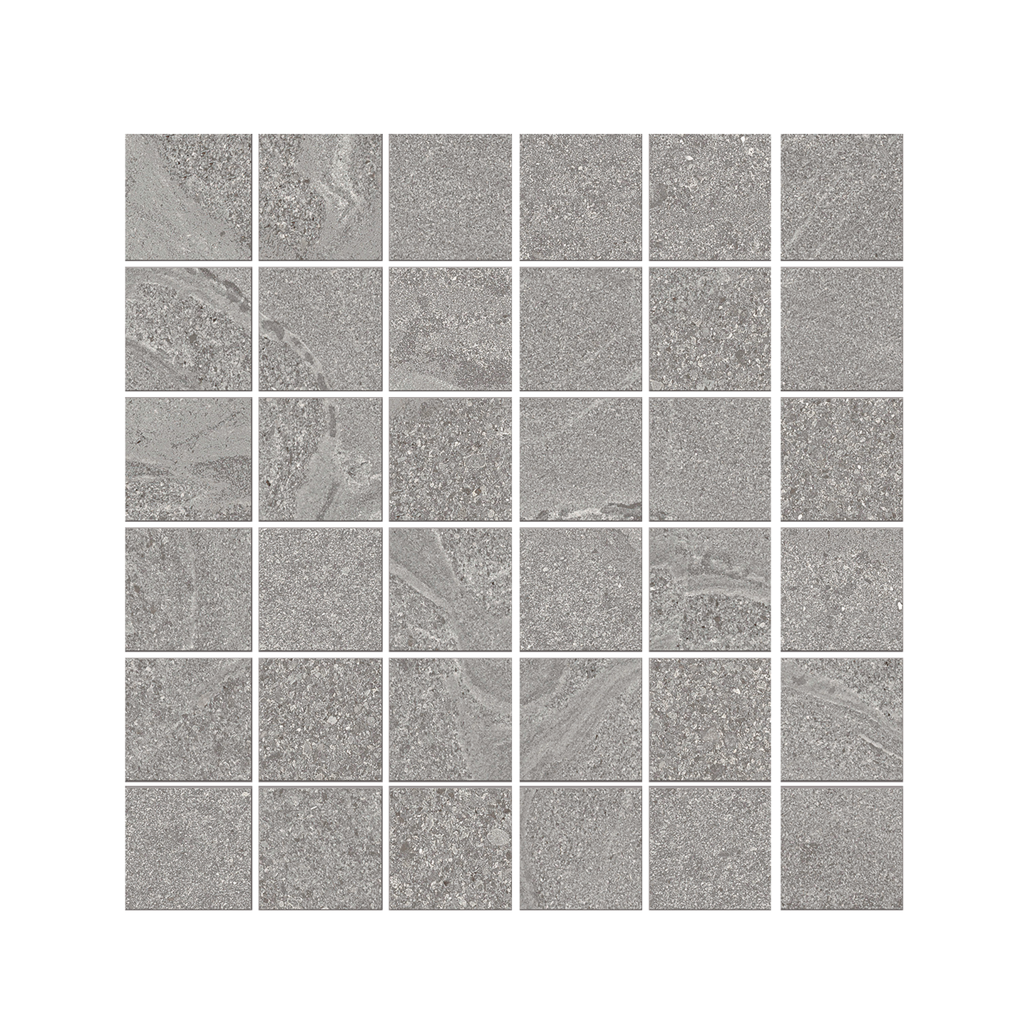 Stonehenge 11 13/16″x11 13/16″ - 8.5mm Decor Mosaic Porcelain Tile