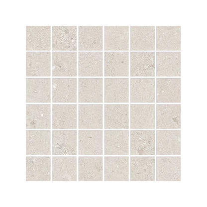 GemmaStone 12x12" - Stone-Look Ceramic Mosaic (2" Squares)