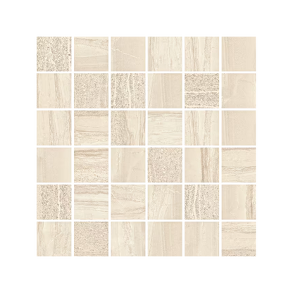 Aurelia Stone 12x12" - Decors Travertine-Look Mosaic (2" Squares)