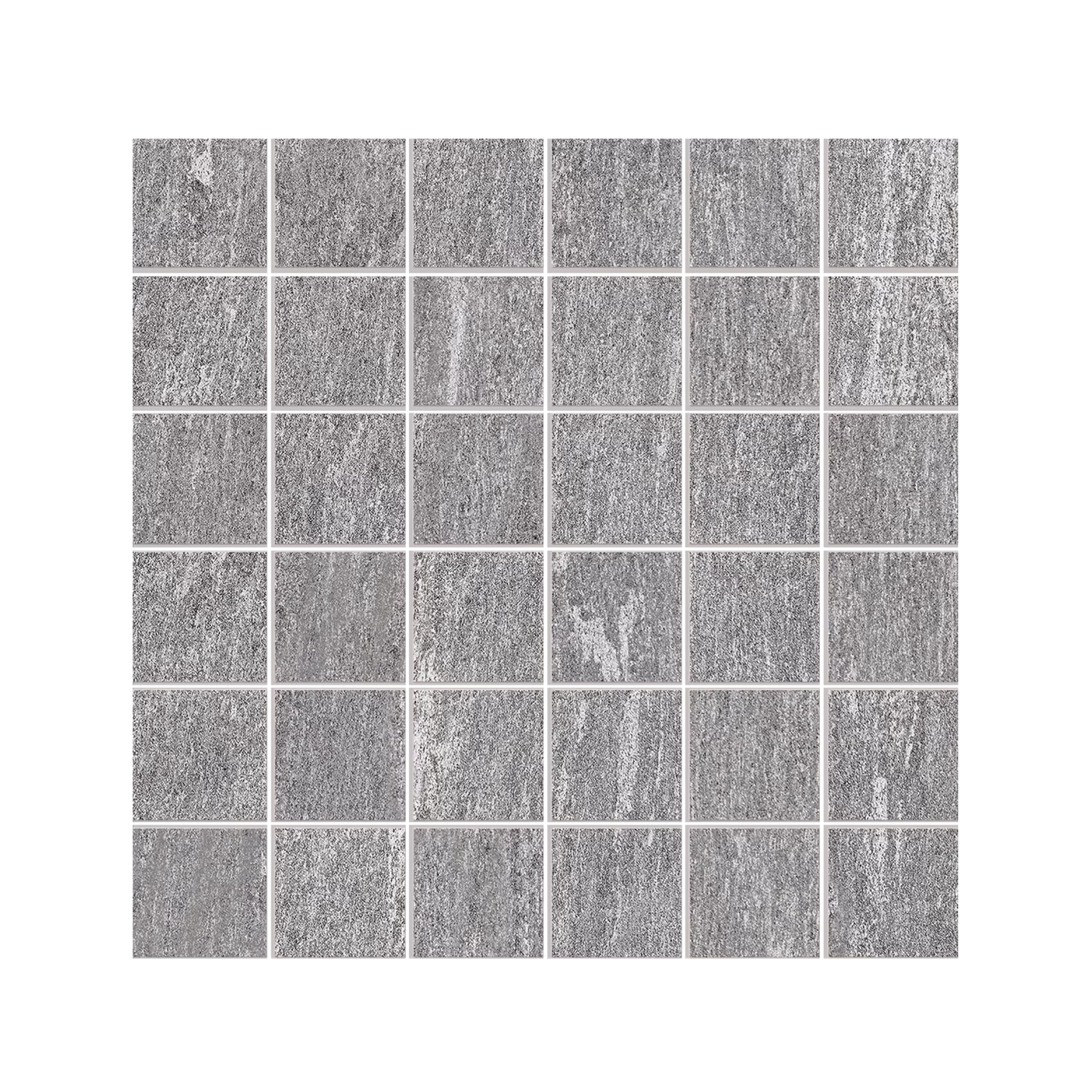 Cornerstone Alpen 12x12" - Stone-Look Porcelain Mosaic (2" Squares)