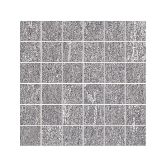 Cornerstone Alpen 12x12" - Stone-Look Porcelain Mosaic (2" Squares)