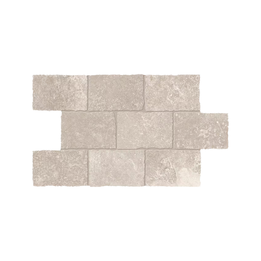 Heritage 12x18" Mosaico Major Stone-Look Porcelain Decor