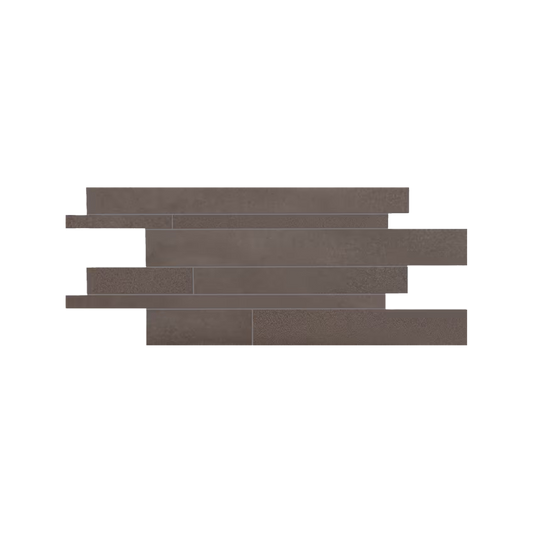 Tr3nd 12x24" - Listelli Concrete-Look Porcelain Mosaic