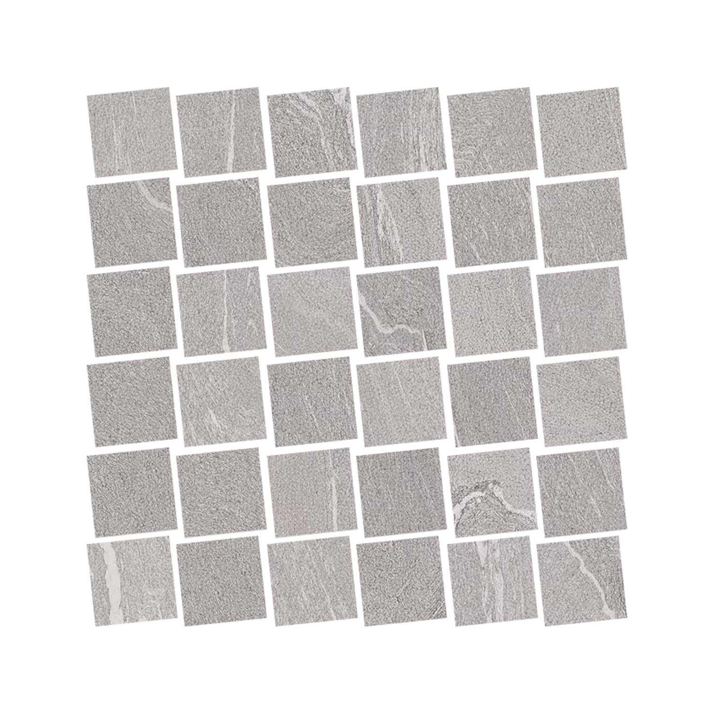 Stone Talk 12x12" - Mosaico Martellata Porcelain Stone-Look Mosaic)