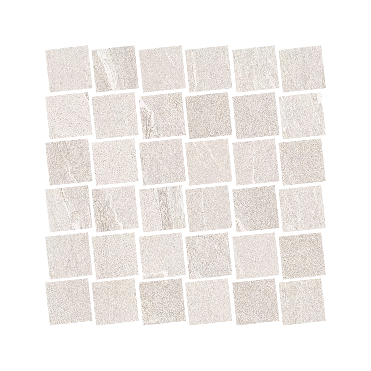 Stone Talk 12x12" - Mosaico Martellata Porcelain Stone-Look Mosaic)
