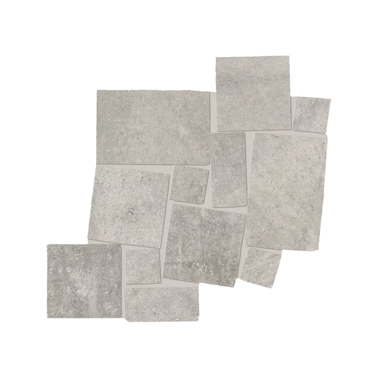 Fabrika 13x14" - Blokko Cement-Look Porcelain Mosaic