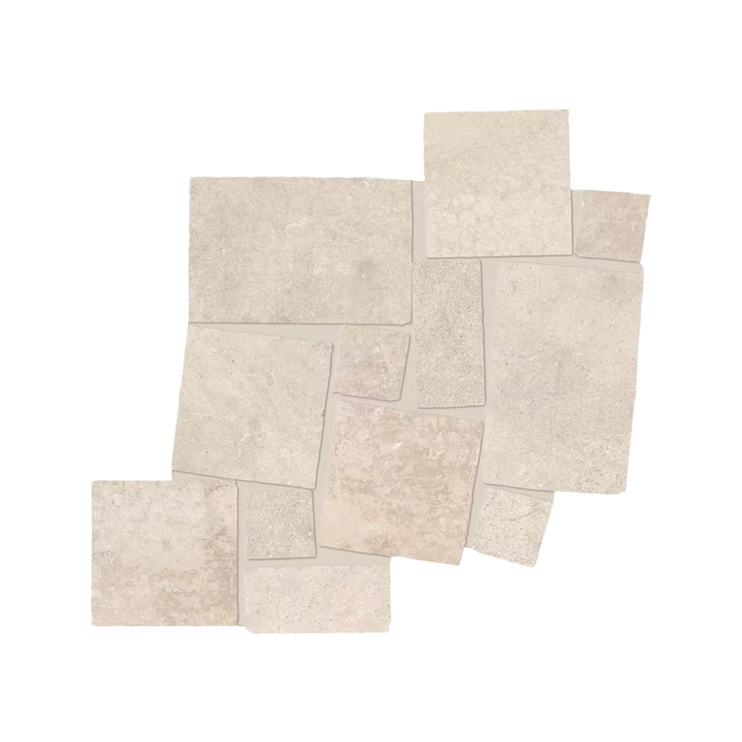 Fabrika 13x14" - Blokko Cement-Look Porcelain Mosaic