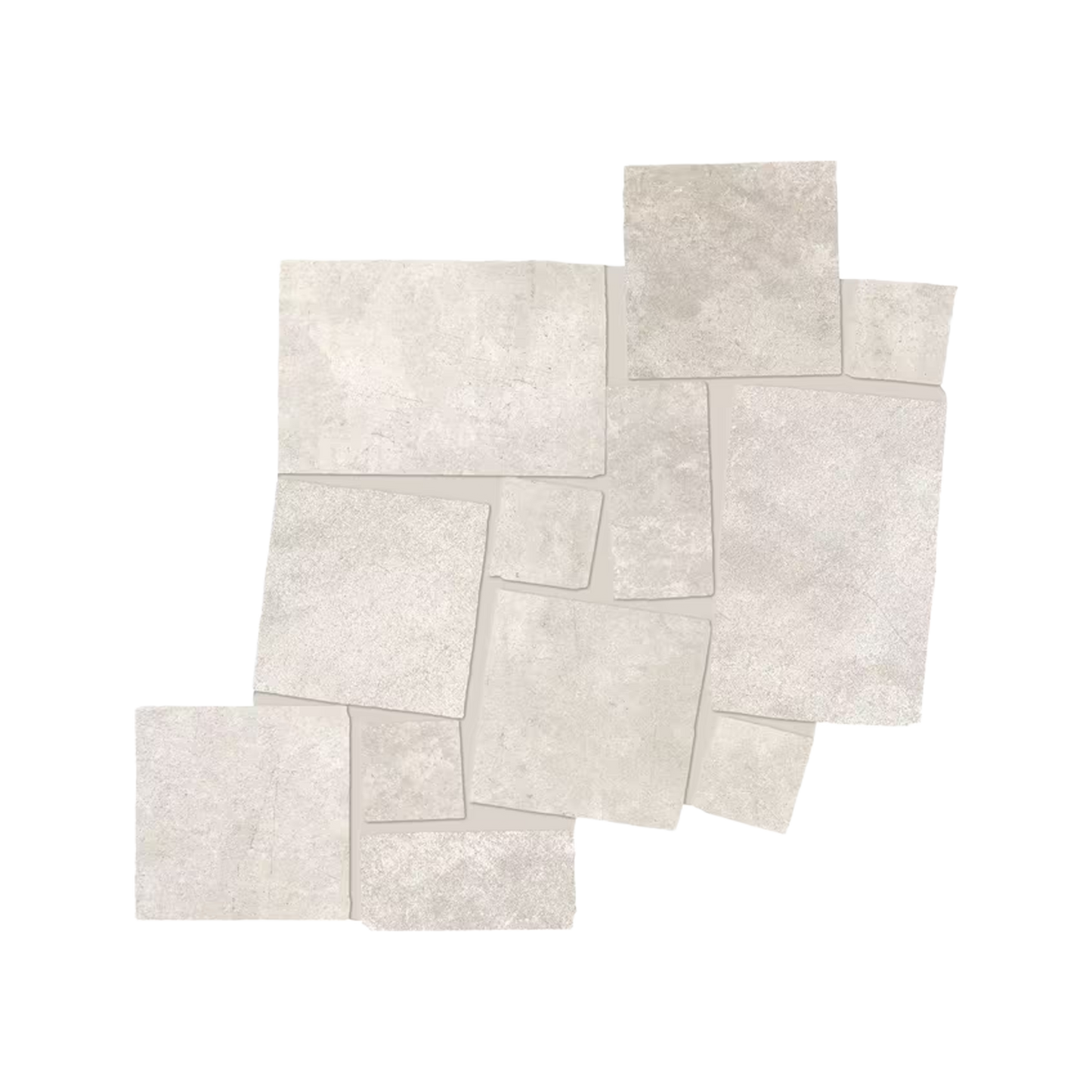 Fabrika 13x14" - Blokko Cement-Look Porcelain Mosaic