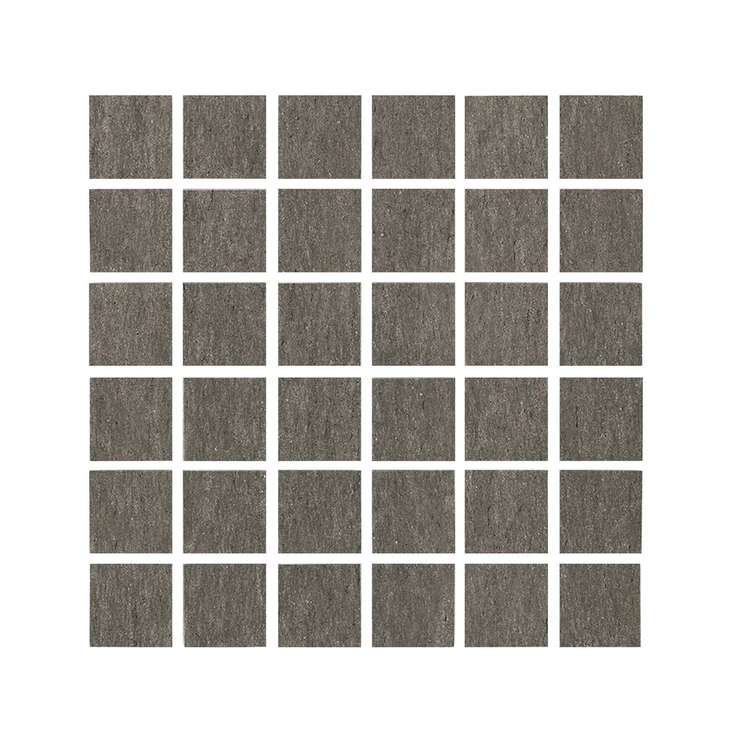 Basaltine 12x12" - 8mm Matte Porcelain Mesh Mosaic Tile (2" Squares)