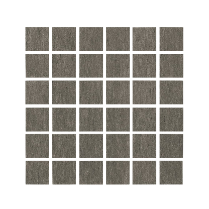 Basaltine 12x12" - 8mm Matte Porcelain Mesh Mosaic Tile (2" Squares)