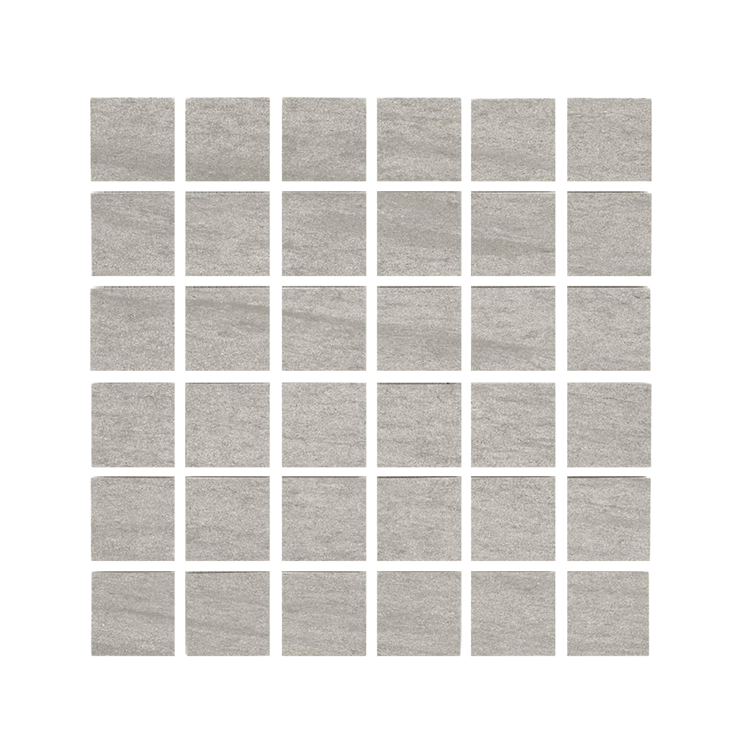 Basaltine 12x12" - 8mm Matte Porcelain Mesh Mosaic Tile (2" Squares)