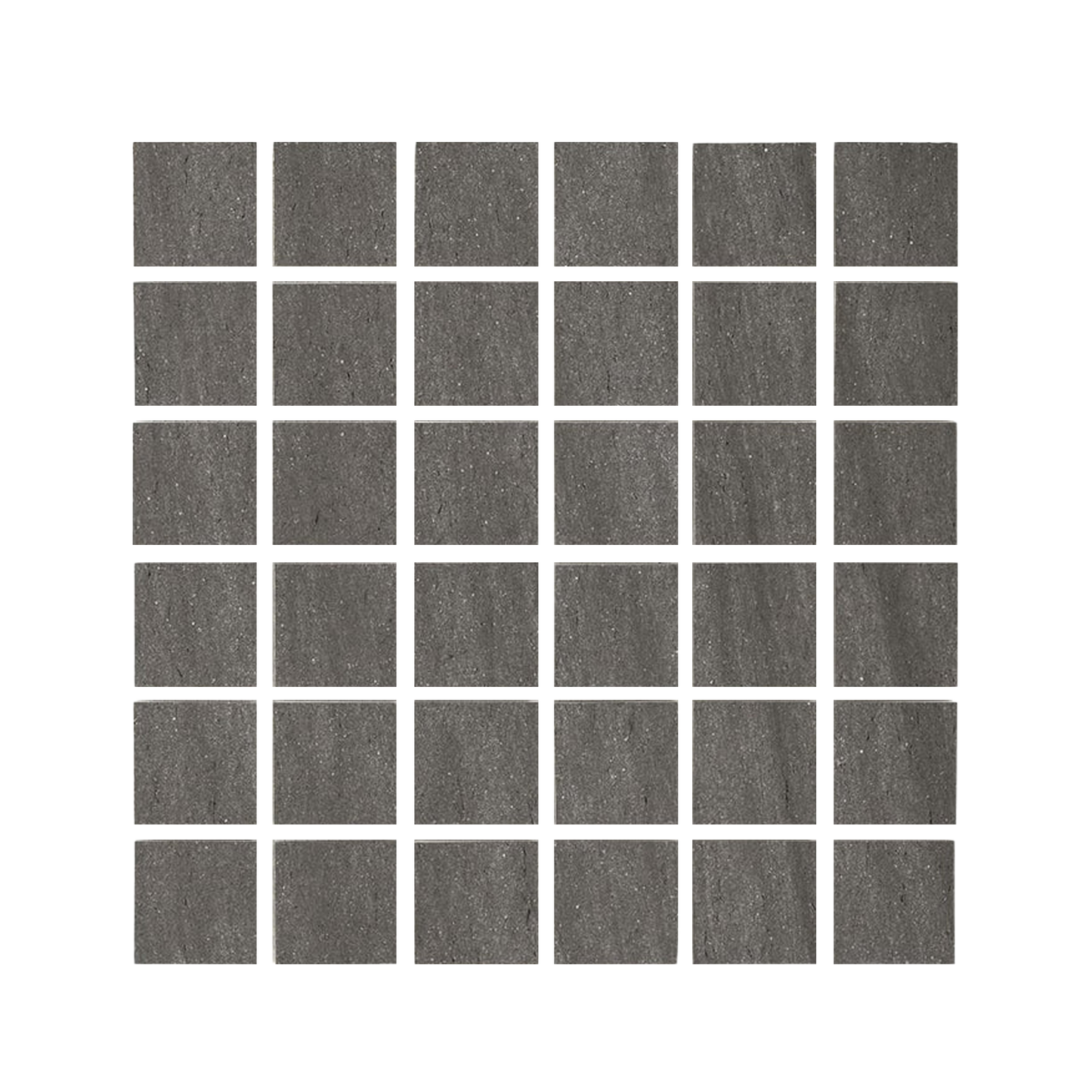 Basaltine 12x12" - 8mm Matte Porcelain Mesh Mosaic Tile (2" Squares)
