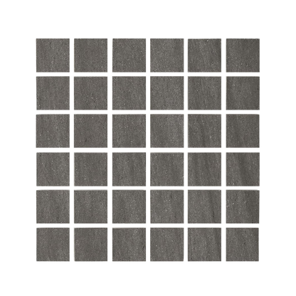 Basaltine 12x12" - 8mm Matte Porcelain Mesh Mosaic Tile (2" Squares)
