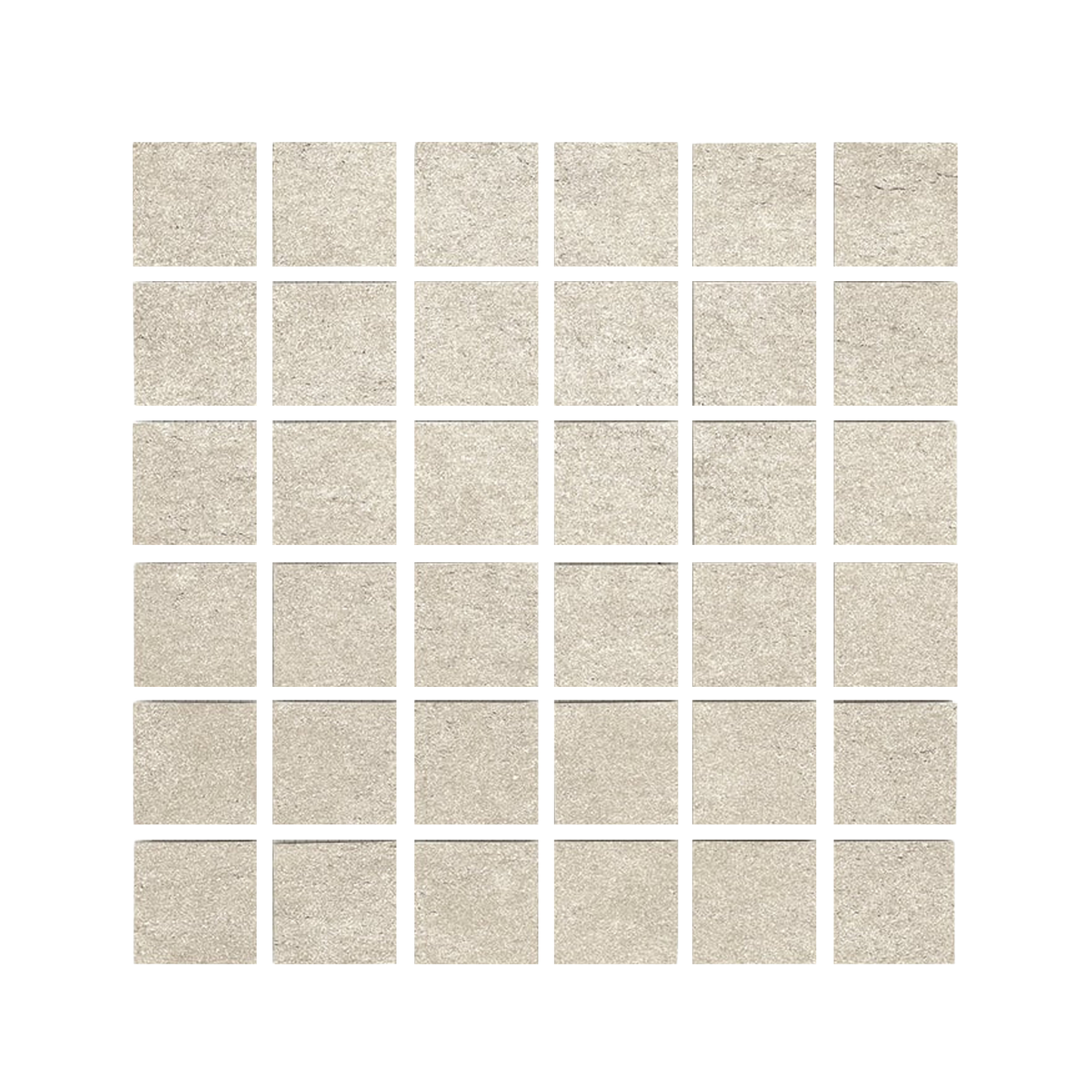 Basaltine 12x12" - 8mm Matte Porcelain Mesh Mosaic Tile (2" Squares)