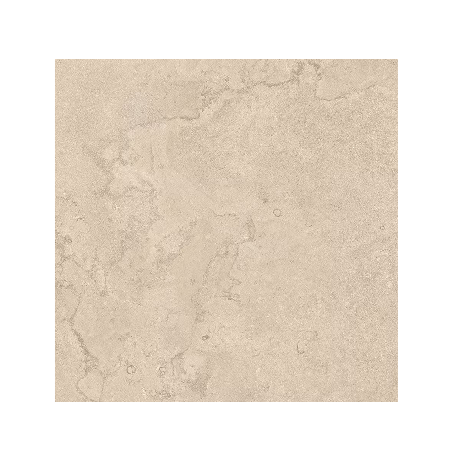 Portland Stone 24x24" - 9mm Cross Cut Porcelain Tile