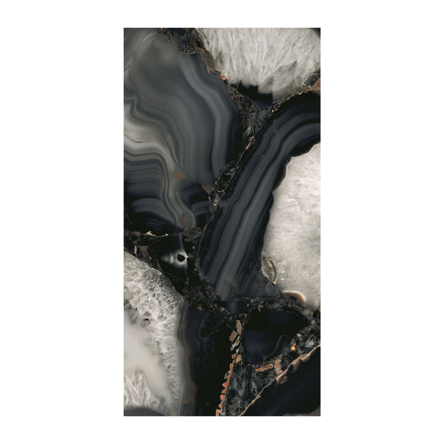 Tele Di Marmo Precious 24x48" - 9.5mm Marble-Look Porcelain Tile