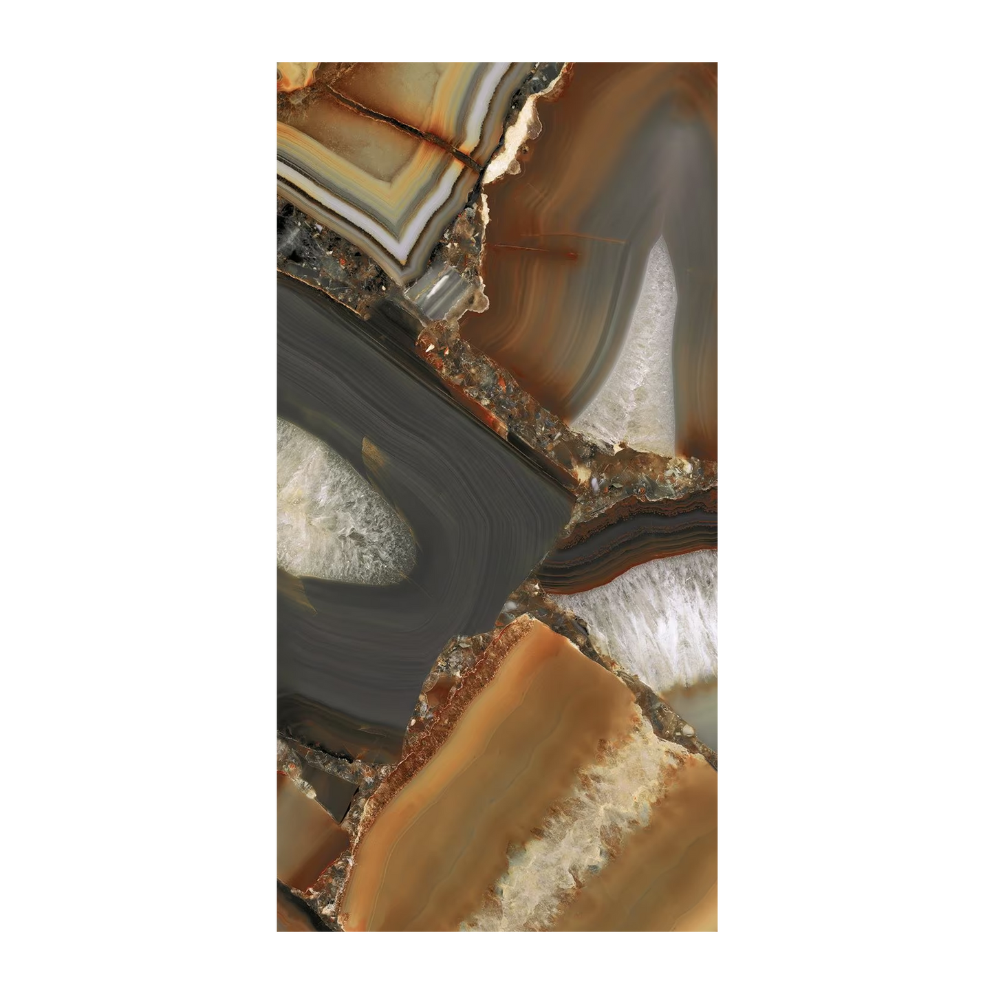 Tele Di Marmo Precious 24x48" - 9.5mm Marble-Look Porcelain Tile