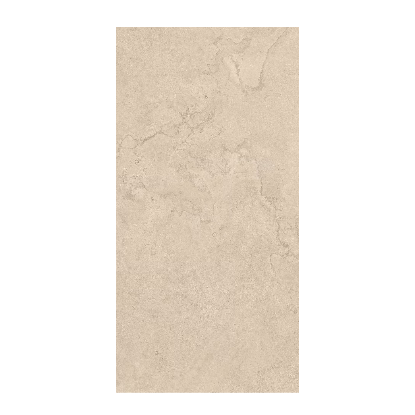 Portland Stone 24x48" - 9mm Cross Cut Porcelain Tile