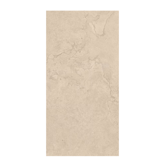 Portland Stone 24x48" - 9mm Cross Cut Porcelain Tile