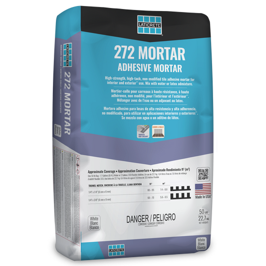 Laticrete - 272 Mortar - Non-Modified Adhesive Mortar for Tile (50lbs)