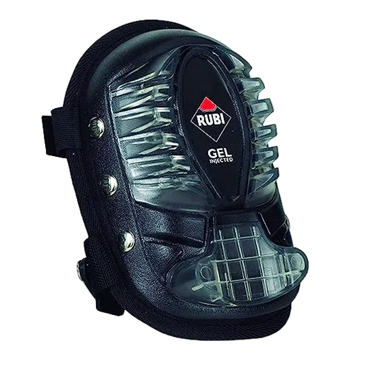 Rubi Tools - Gel Duplex Knee Pads (Black Color) - Perfect for Tile Installation