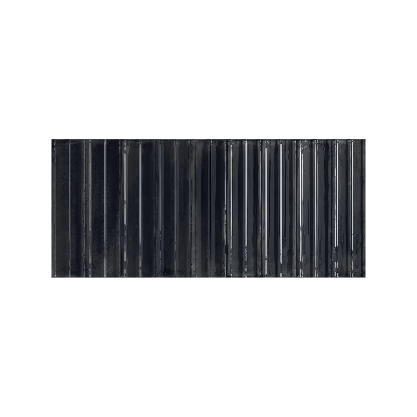 Essential Brick 2x10" 10mm Deco Arco 3D Glossy Porcelain Wall Tile