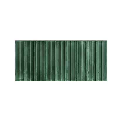 Essential Brick 2x10" 10mm Deco Arco 3D Glossy Porcelain Wall Tile