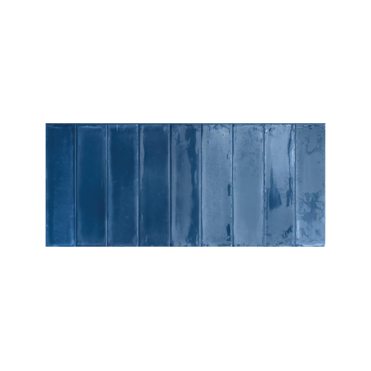 Essential Brick 2x10" 10mm Fondo Glossy Porcelain Wall Tile