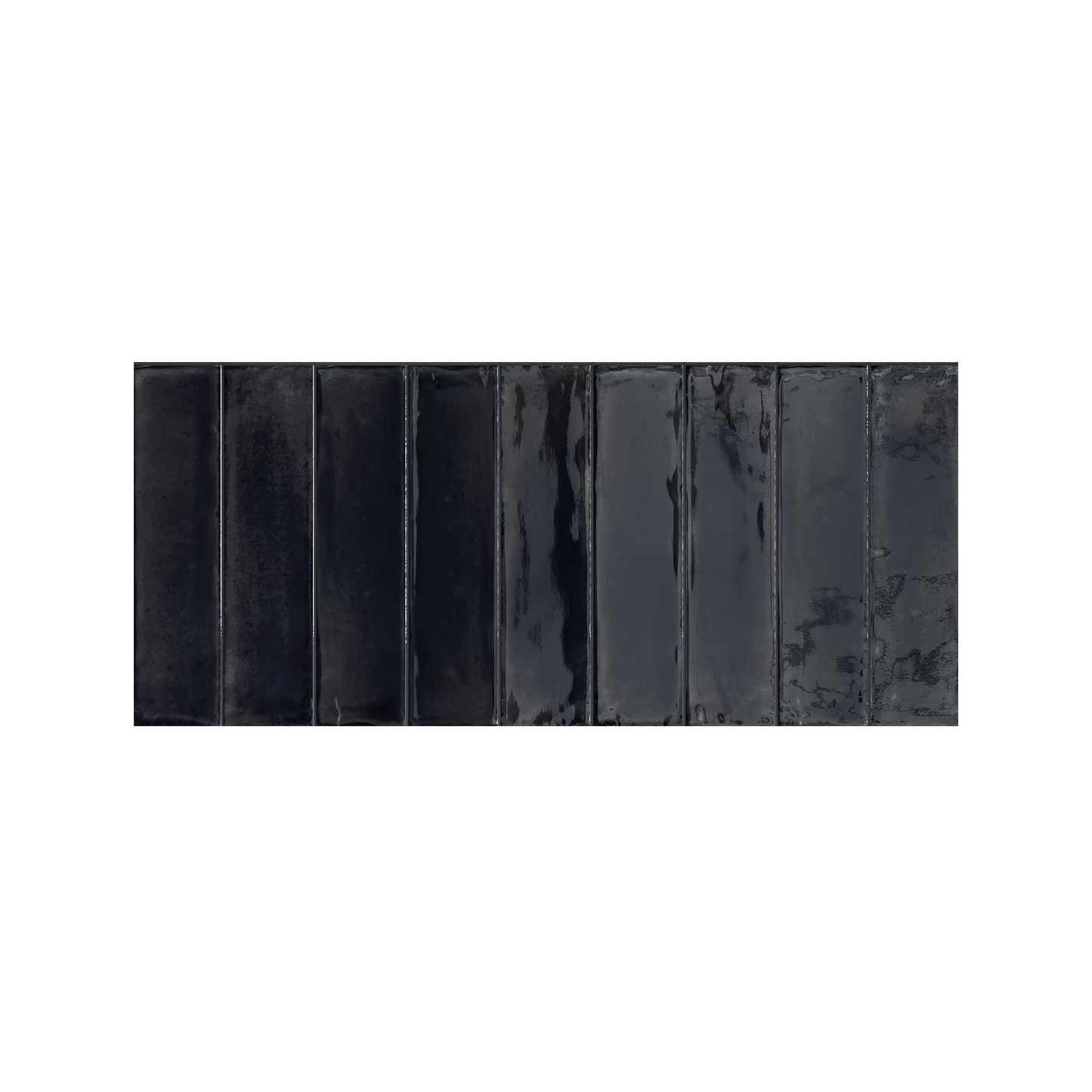 Essential Brick 2x10" 10mm Fondo Glossy Porcelain Wall Tile