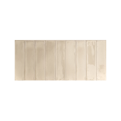 Essential Brick 2x10" 10mm Fondo Glossy Porcelain Wall Tile