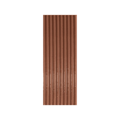 Abacus 3x8" Plissè Lux 11.5mm Ceramic Subway Tile