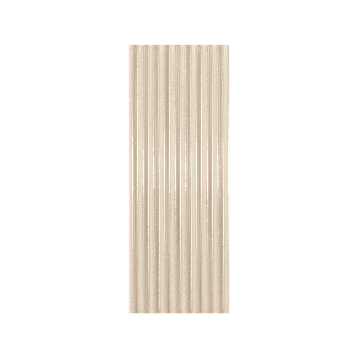 Abacus 3x8" Plissè Lux 11.5mm Ceramic Subway Tile