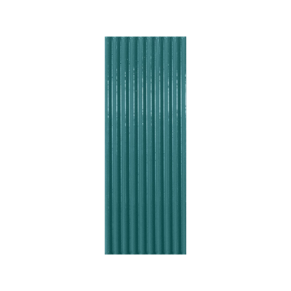 Abacus 3x8" Plissè Lux 11.5mm Ceramic Subway Tile
