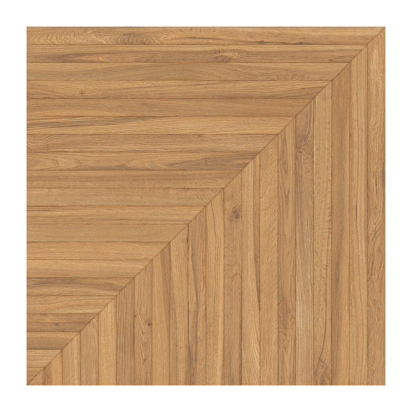 Playwood 40x40" - 9mm Playtangram Wood-Look Porcelain Tile
