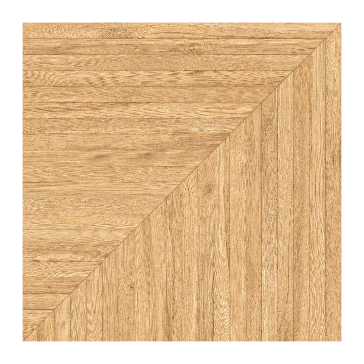 Playwood 40x40" - 9mm Playtangram Wood-Look Porcelain Tile