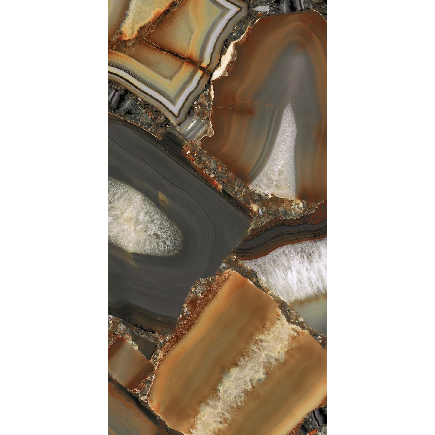 Tele Di Marmo Precious 48x110" - 6.5mm Marble-Look Porcelain Slabs