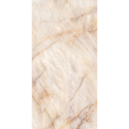 Tele Di Marmo Crystal 48x110" - 6.5mm Marble-Look Porcelain Slabs