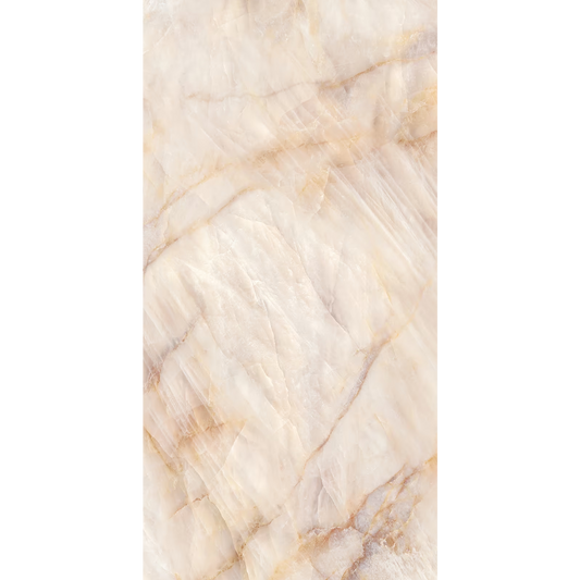Tele Di Marmo Crystal 48x110" - 6.5mm Marble-Look Porcelain Slabs