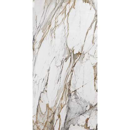 Level Marmi 64x128" - 12mm Marble-Look Porcelain Slabs