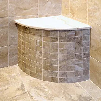 Laticrete - HYDRO BAN Preformed Seats  16" x 16" Triangle Convex image 2