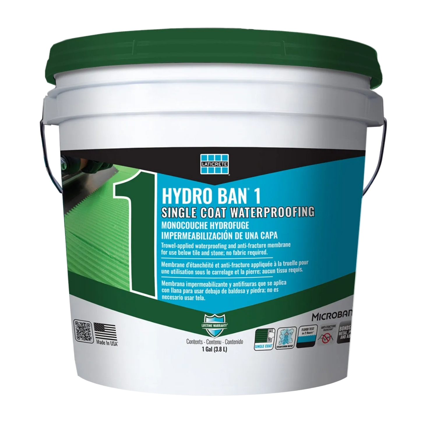 Laticrete - Hydro Ban 1 - Single Coat Tile Waterproofing Membrane (All Sizes)