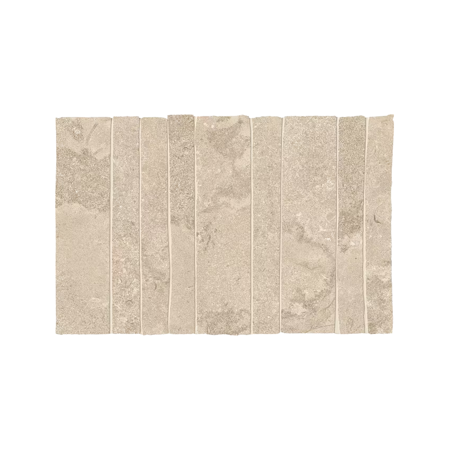 Portland Stone 8x12" - Wall Cut Mosaic Porcelain Tile