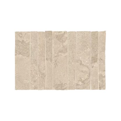 Portland Stone 8x12" - Wall Cut Mosaic Porcelain Tile