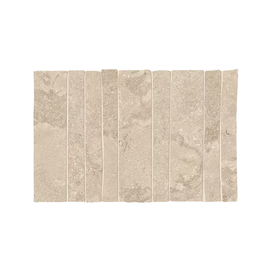 Portland Stone 8x12" - Wall Cut Mosaic Porcelain Tile