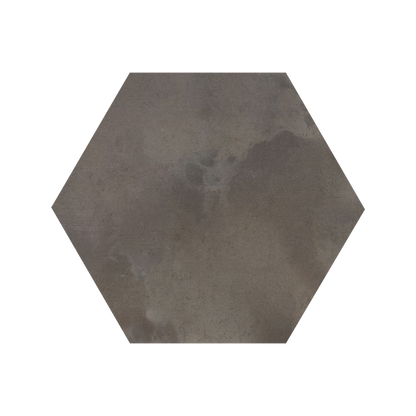 Forme 8x7" - 9.5mm Hexagon Handmade-Inspired Porcelain Tile
