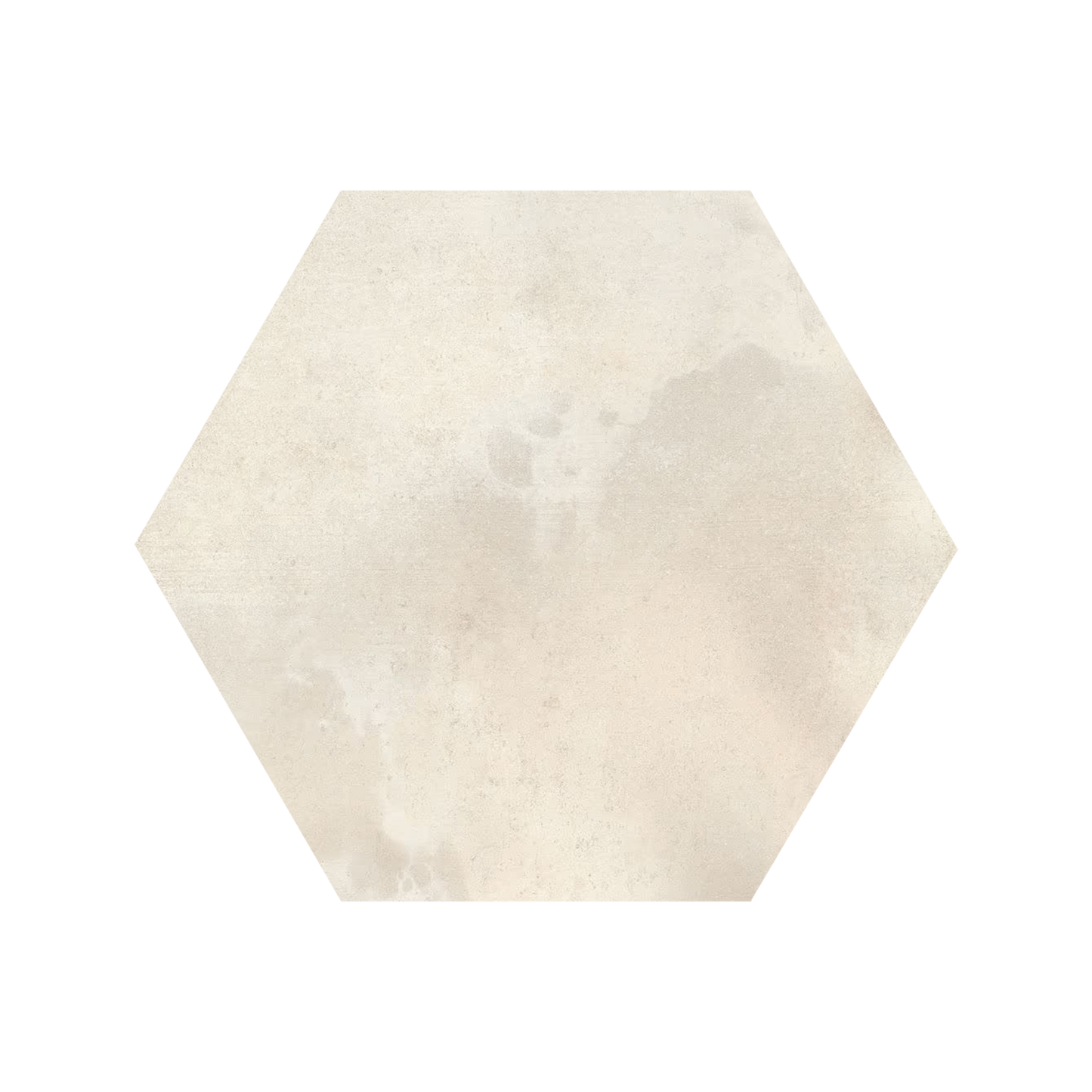 Forme 8x7" - 9.5mm Hexagon Handmade-Inspired Porcelain Tile