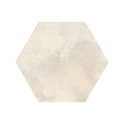 Forme 8x7" - 9.5mm Hexagon Handmade-Inspired Porcelain Tile